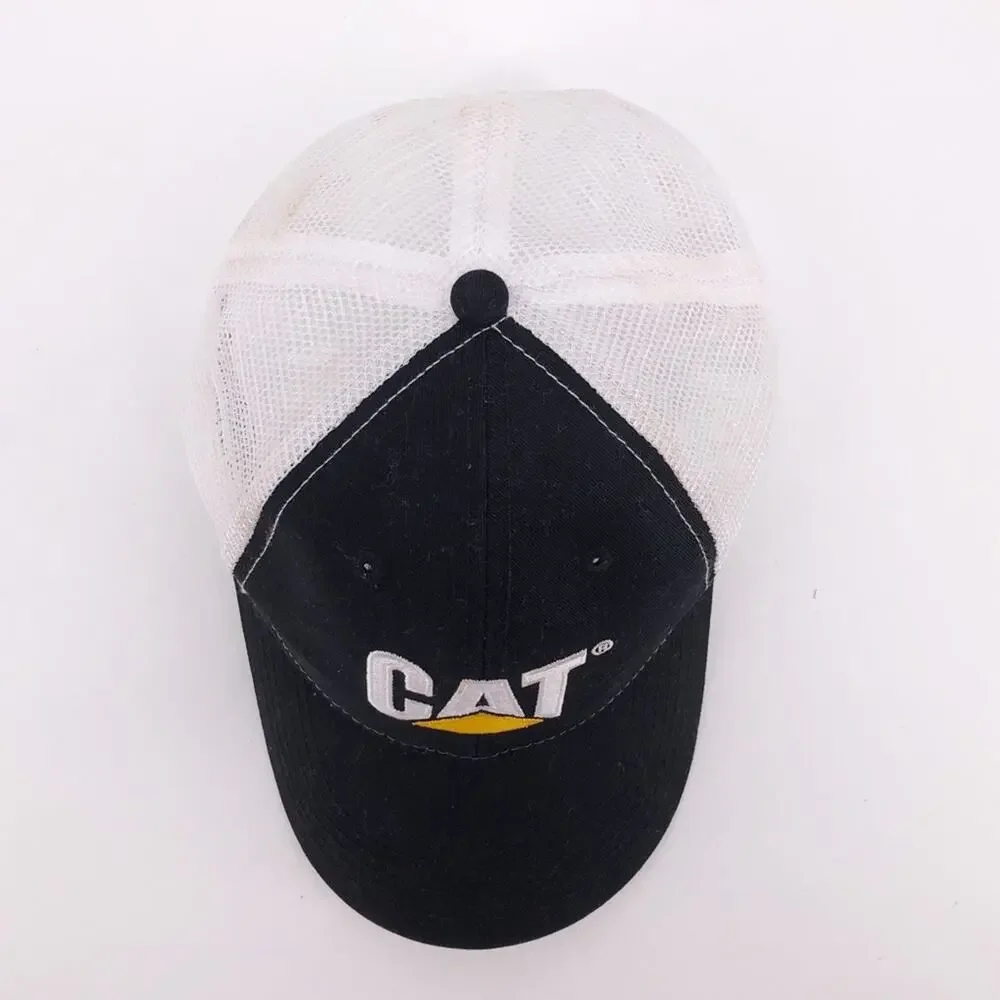 🟡 CAT Caterpillar tractor hat